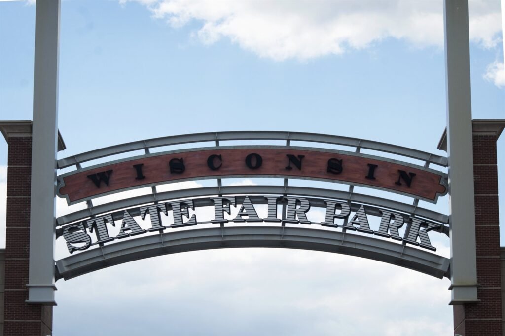 Wisconsin State Fair Park entrance in West Allis, Wisconsin